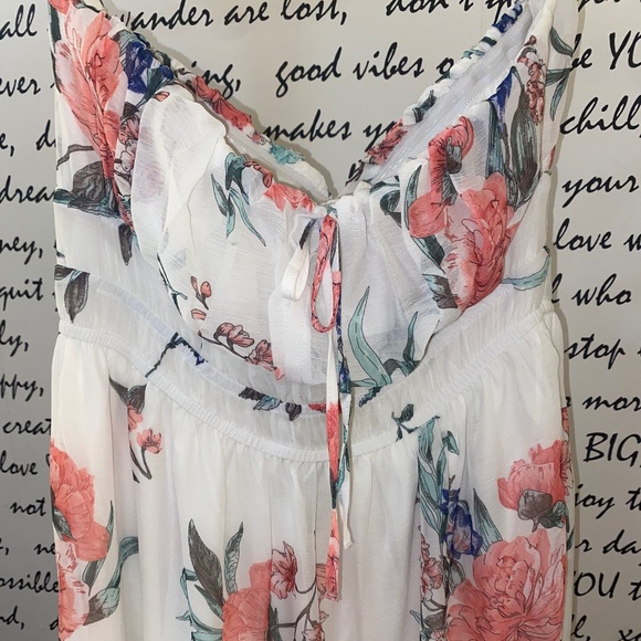 The Somerset Strapless Chiffon Midi Dress - Picture 6 of 9